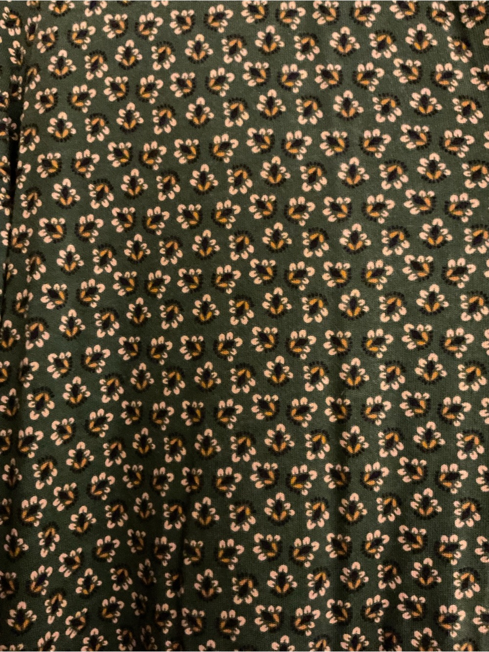 Boden Hunter Green Floral Long Sleeve Tiered Midi Dress US 14R / UK 18R - Picture 2 of 11